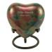 Classic Raku Heart Keepsake w/ Velvet Box Classic Raku Heart Keepsake w/ Velvet Box