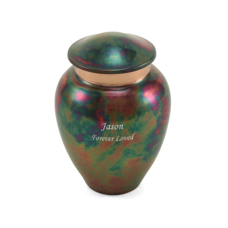 Classic Raku Individual Keepsake with Velvet Bag