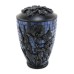 Iris Mosaic Blue Glass Cremation Urn Iris Mosaic Blue Glass Cremation Urn