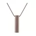 Cylinder Necklace Rose Gold - Includes 19" chain