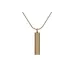 Cylinder Necklace Rose Gold - Includes 19" chain