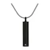 Cylinder Necklace Onyx - Includes 19" chain