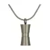 Hourglass Necklace Pewter - Includes 19" chain