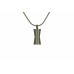 Hourglass Necklace Pewter - Includes 19" chain