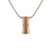 Hourglass Necklace Rose Gold - Includes 19" chain