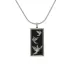 Embossed Doves Pewter - includes 19" chain
