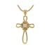 Infinity Cross Bronze - includes 19" chain