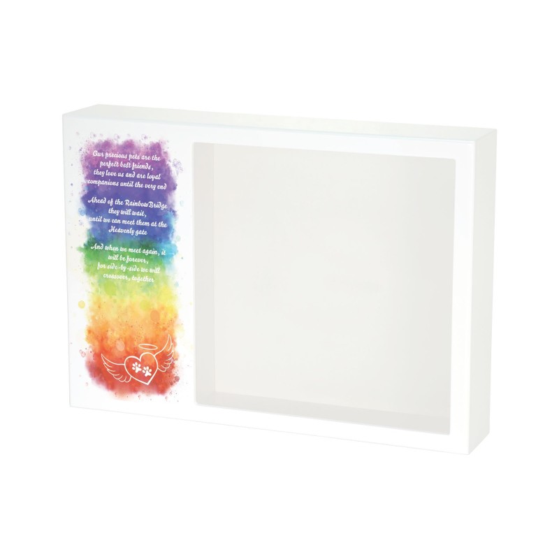 Shadowbox Remembrance Rainbow Bridge Urn