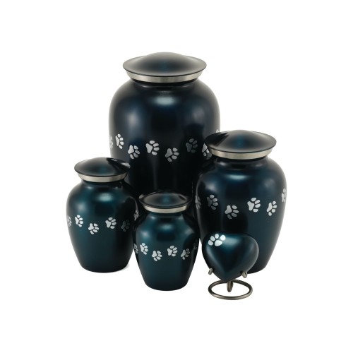 Classic Paws Blue Large Pet or Family Pet Urn
