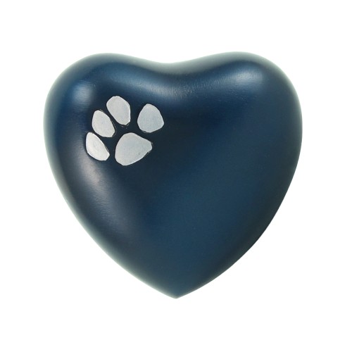 Classic Paws Blue Heart Keepsake