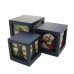 Navy Photo Cube Urn