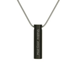 Cylinder Onyx - includes 19" chain