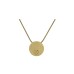 Bronze Plain Round Pendant - includes 19" chain