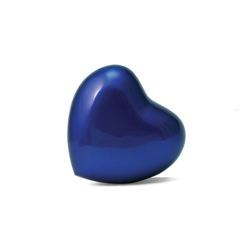 Arielle Heart Sky Blue Pet Urn