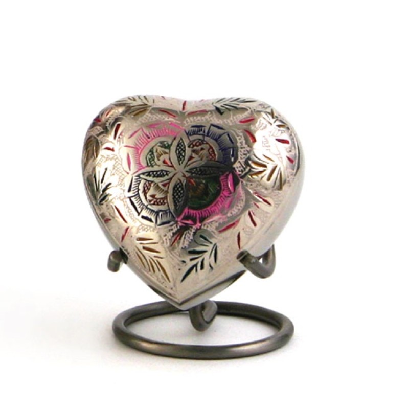 Lattice Heart Keepsake with Velvet Box