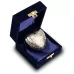 Classic Platinum Heart Keepsake
