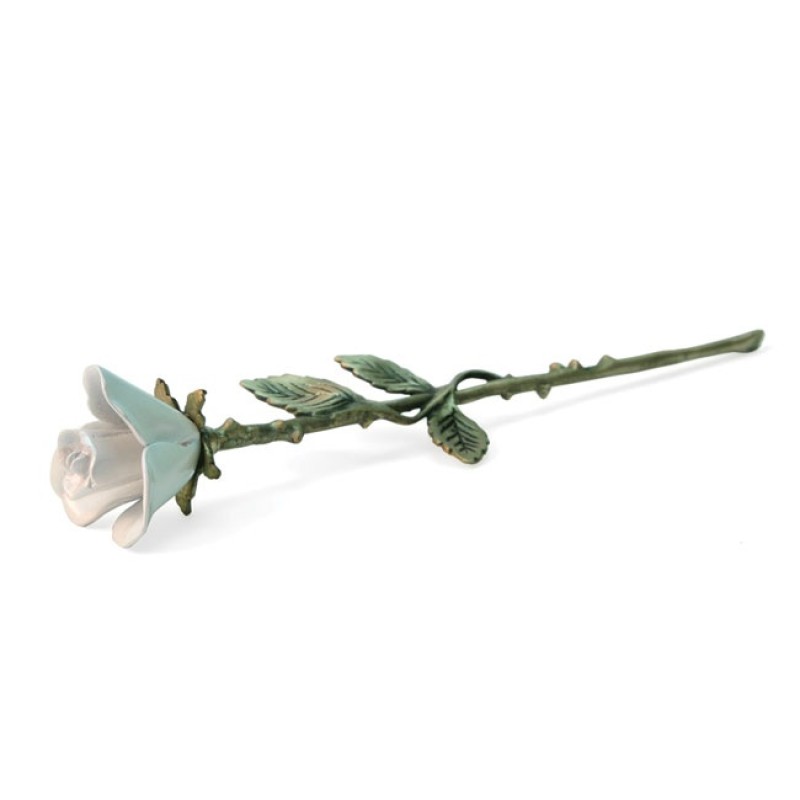 White Rose Keepsake w/ Velvet Box White Rose Keepsake w/ Velvet Box