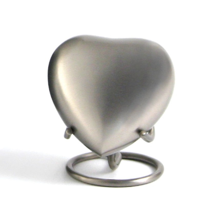 Classic Pewter Heart Keepsake with Velvet Box