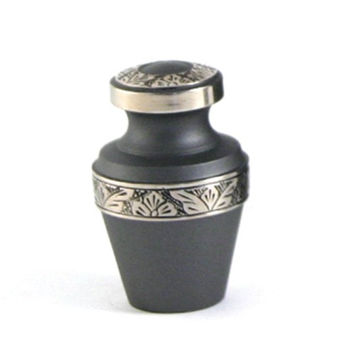 Grecian Rustic Pewter 6 Keepsake with Velvet Box