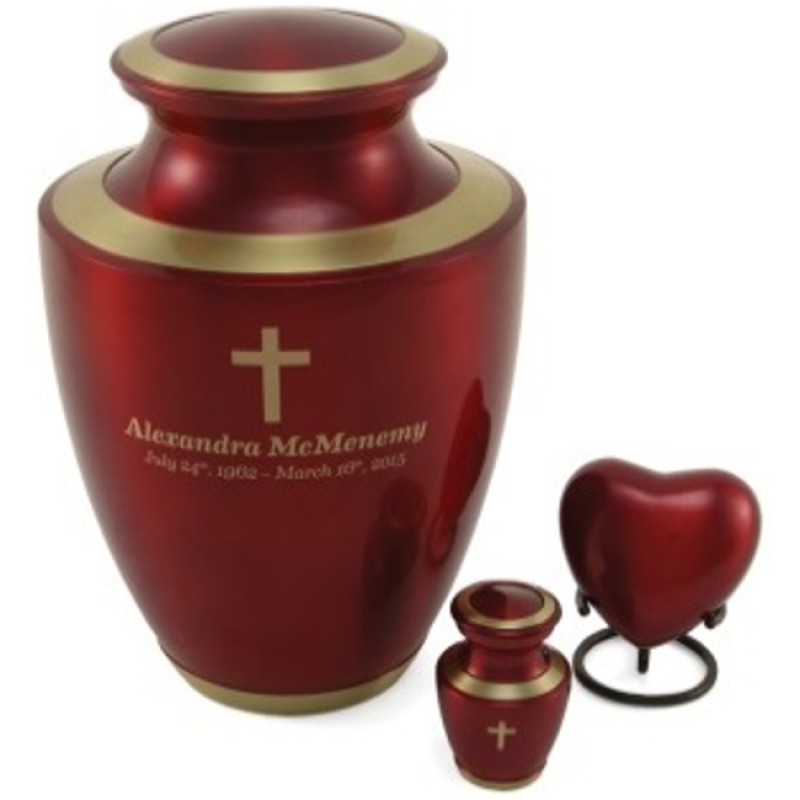 Trinity Crimson Large/Adult Urn