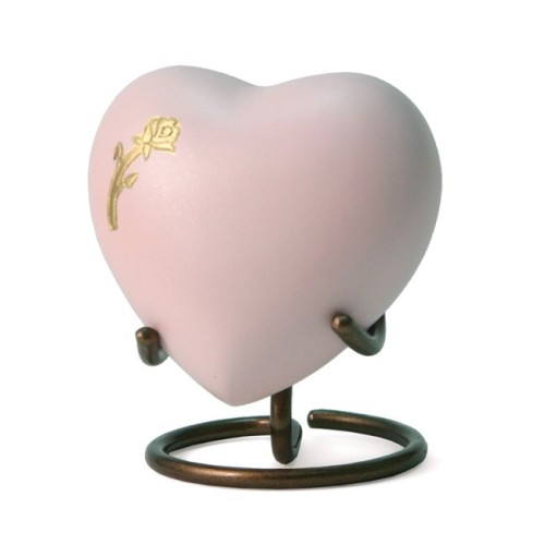 Aria Rose Heart Keepsake with Velvet Box