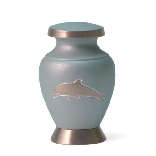 Aria Dolphin 6 Keepsakes Urns with Velvet Bag