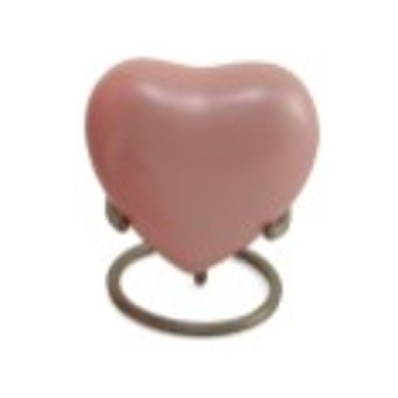 Satori Pearl Pink Heart Keepsake w/ Velvet Box