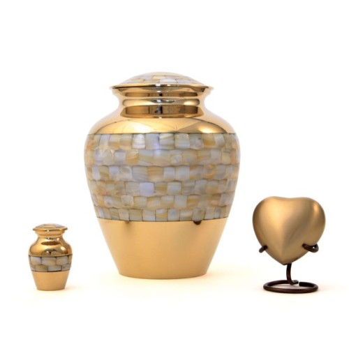 Mother of Pearl Pet Urn Large/Adult