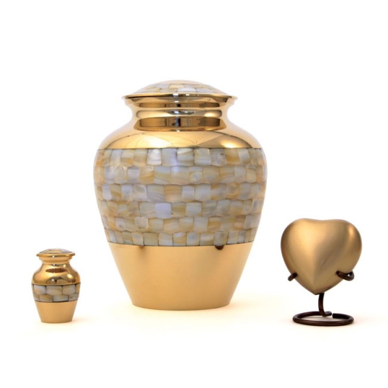 Mother of Pearl Pet Urn Large/Adult