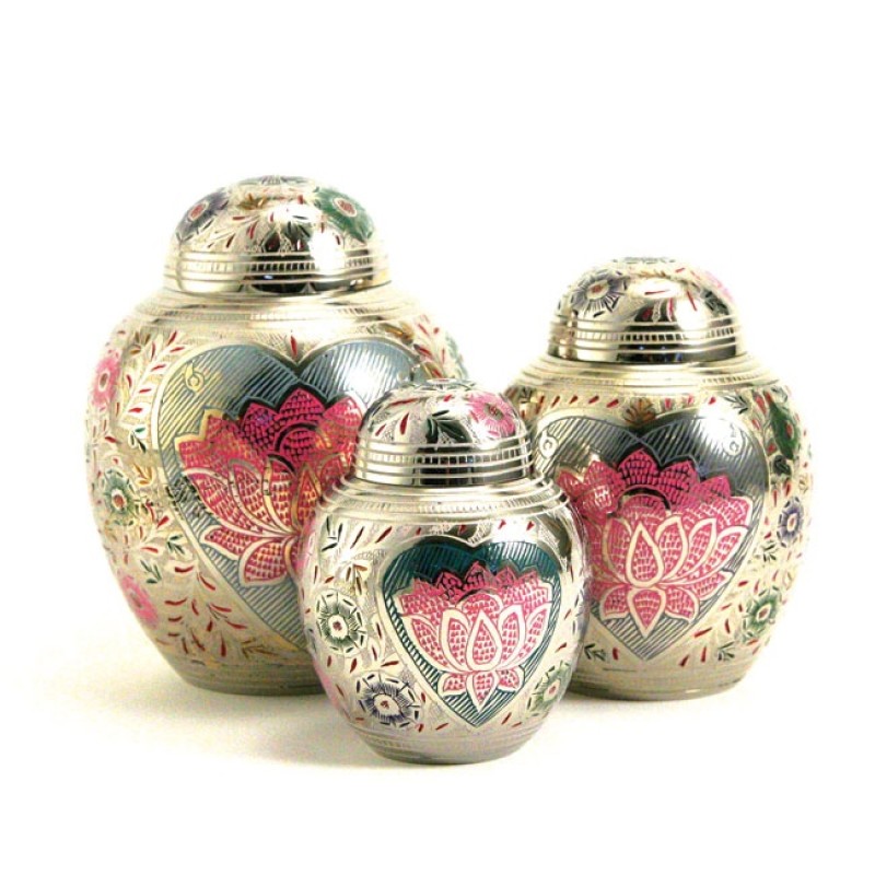 Lotus Heart Pet Urn (Small)