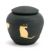 Silhouette Cat Shale Urn Silhouette Cat Shale Urn