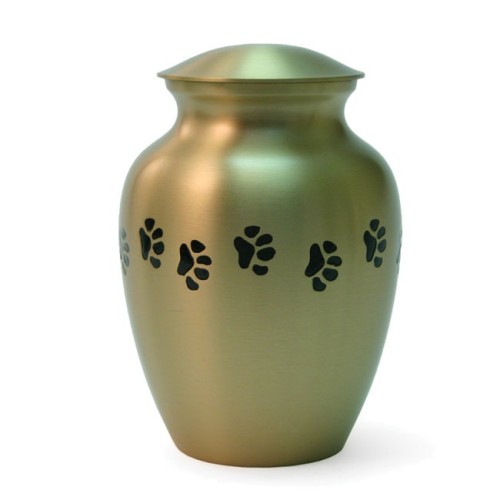 Classic Paws Bronze Small Pet Urn