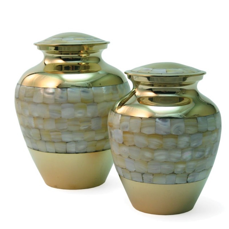 Mother of Pearl Elite Small Pet Urn