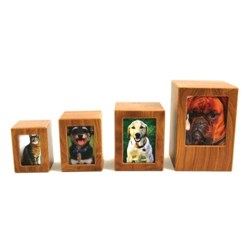 MDF Natural Photo Extra Small Pet Urn