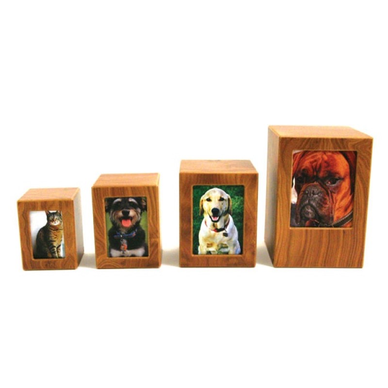 MDF Natural Photo Petite/Keepsake Pet Urn