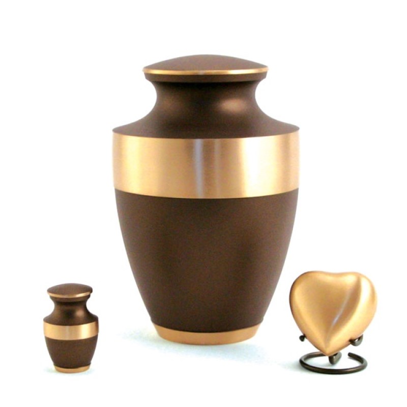 Lineas Rustic Bronze Adult Urn