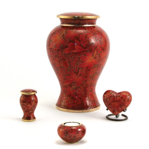 Etienne Autumn Leaves Adult Urn