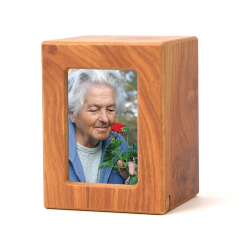 Photo Urn Natural Petite/Keepsake MDF