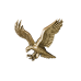 Bright Gold American Eagle, Urn Applique