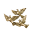 The Spirit, Urn Applique, Flying Doves The Spirit, Urn Applique, Flying Doves