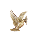 Peace - Bronze Dove with Laurel