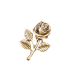 Small Rose, Urn Applique