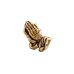 Small Praying Hands - Bronze, Urn Applique