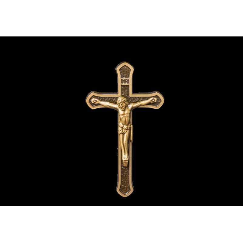 Bronze Cross w/ Christ - Bronze