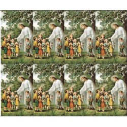 Christ with Children- 8 UP Christ with Children- 8 UP