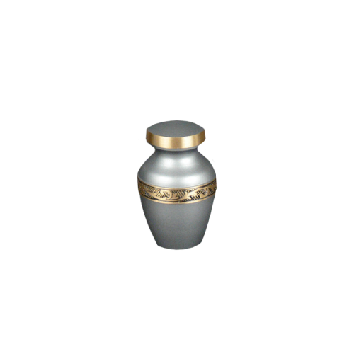 Diamond II Token - Classic Grey Vase with Bronze Band
