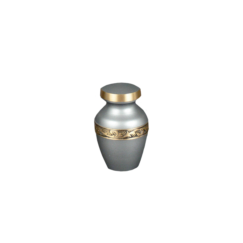 Diamond II Token - Classic Grey Vase with Bronze Band