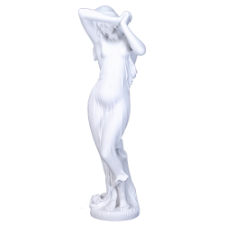 Shy One - Sculpted Female, Draped on Pedestal Shy One - Sculpted Female, Draped on Pedestal