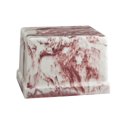 Greco VI - Horizontal with Base. White with Rose Vein (Adult) Greco VI - Horizontal with Base. White with Rose Vein (Adult)