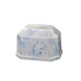 Angelica II - Small Rectangle Cultured Marble White w/ Sky Blue Angelica II - Small Rectangle Cultured Marble White w/ Sky Blue